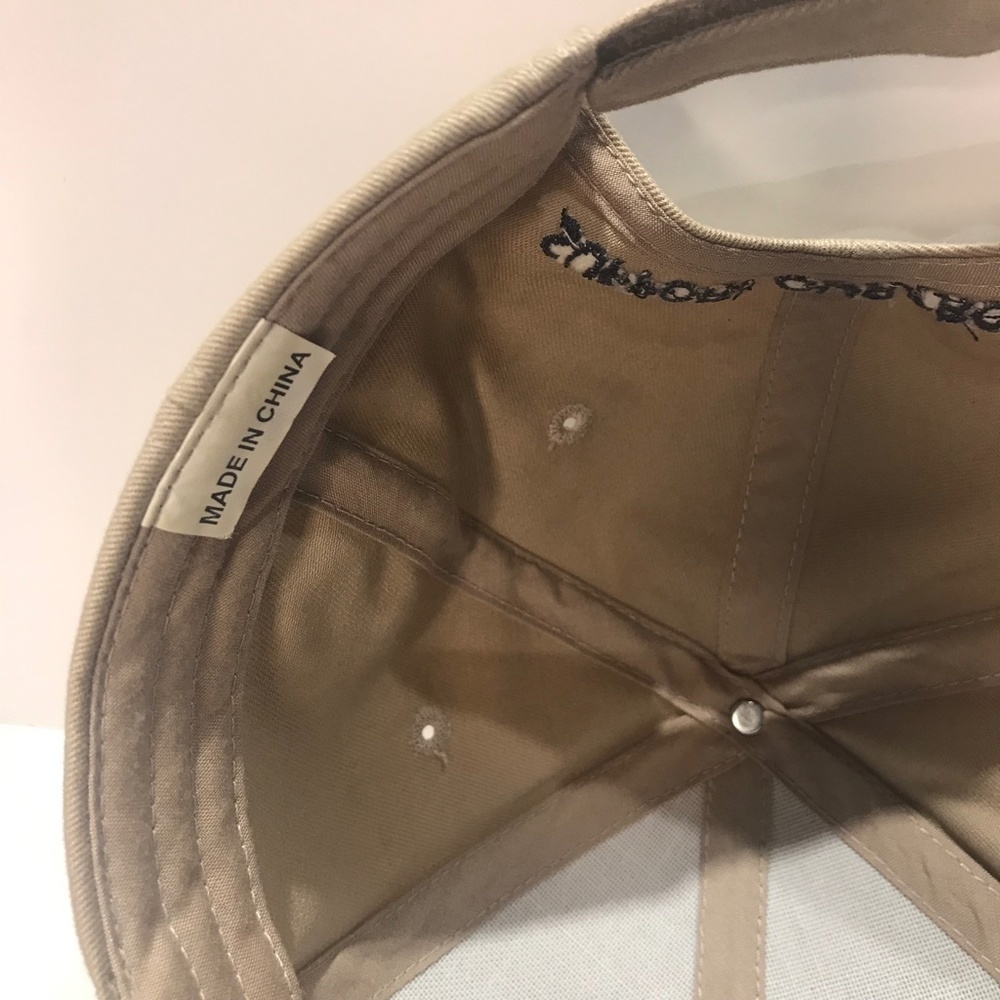 NRA National Rifle Association Embroidered Tan Adjustable Support Troops Hat Cap - Picture 6 of 8